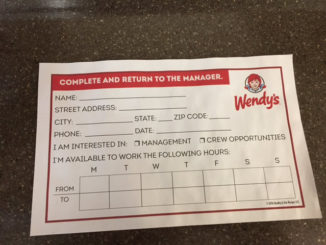 wendy's job app